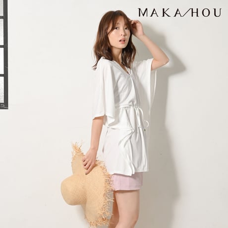 海でサクッと羽織れるUVチュニック【12W16-22S】/MAKA-HOU