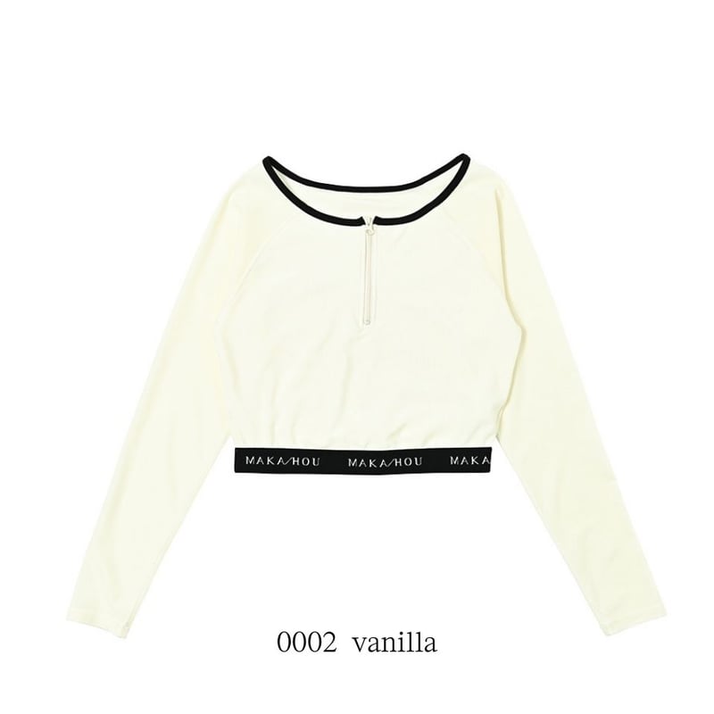 25SS/NEW クロップドラッシュガード 【11W21-52S】MAKA-HOU / Cro