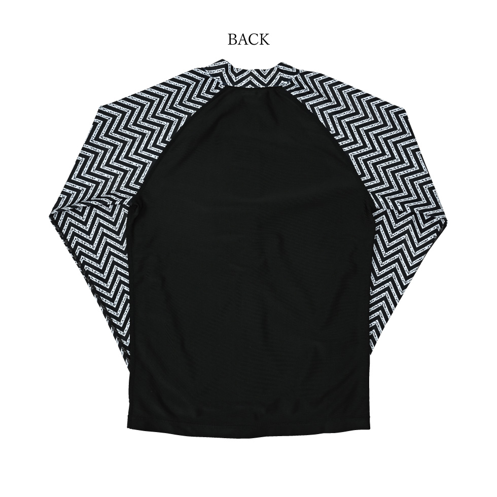 前ZIPラッシュガード 【11W19-42S】 MAKA-HOU/ Front Zip-Ra