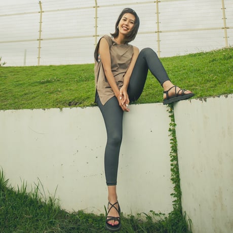 スイム＆ヨガレギンス【71W21-22S】MAKA-HOU　/　 UVcut Leggings
