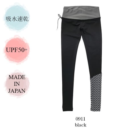 スイム＆ヨガレギンスパンツ　【71W13-12S】MAKA-HOU /　Leggings pants
