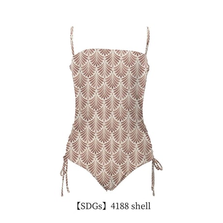 25SS/NEW ワンピース水着　【24W08-42S】/MAKA-HOU Surf　One-piece