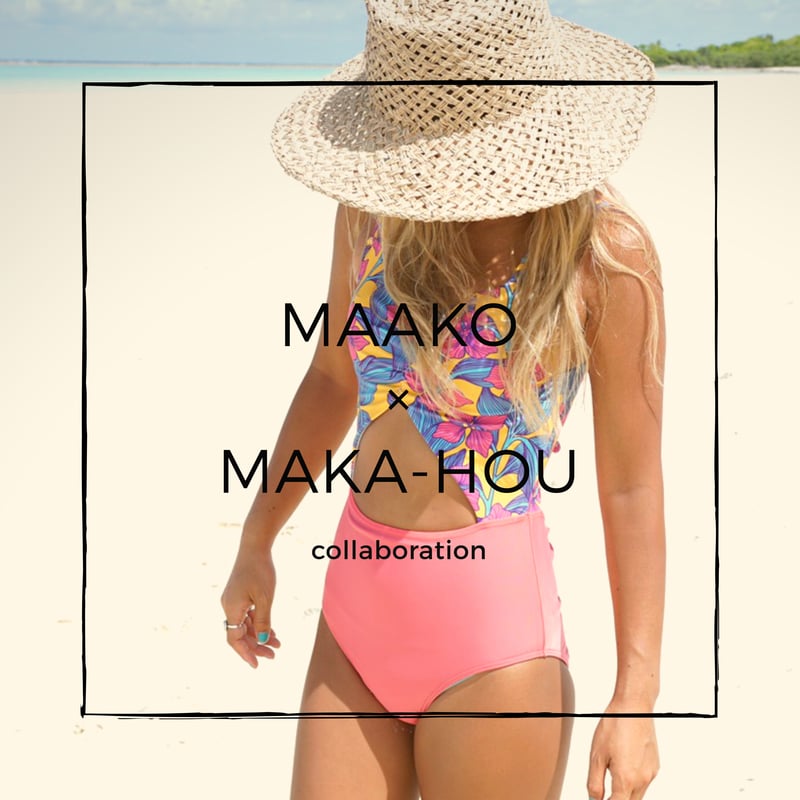 マカホーMAKA-HOU オールインワン水着Ｍサイズ MAAKO×MAKA-HOUコラボモデル / モノキニ | MAKA-HOU公式オンラインストア