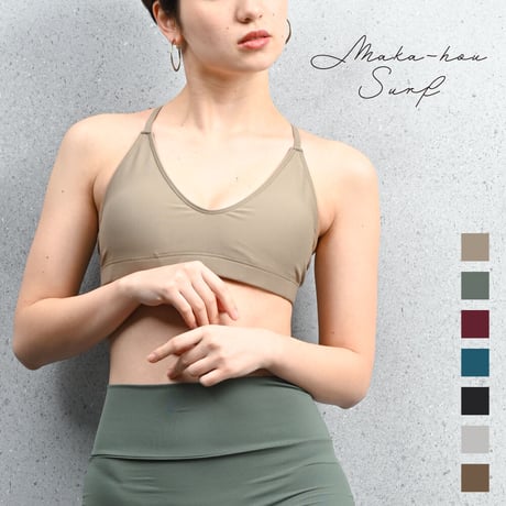 バッククロスブラ　【13W06-12S】/MAKA-HOU Surf　Back cross Bra