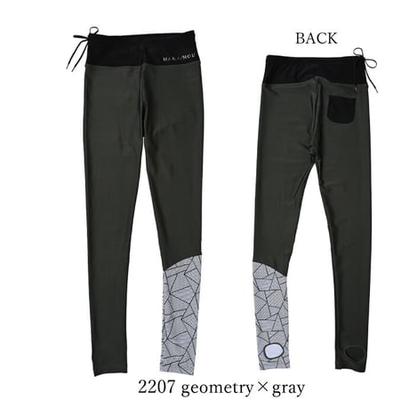 スイム＆ヨガレギンスパンツ　【71W13-12S】MAKA-HOU /　Leggings pants