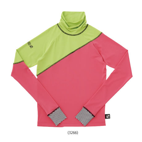 Turtle Neck  　　【15W01/41S】　　　　　　　UVカットUPF50+                  　吸水速乾　                サムホール付き