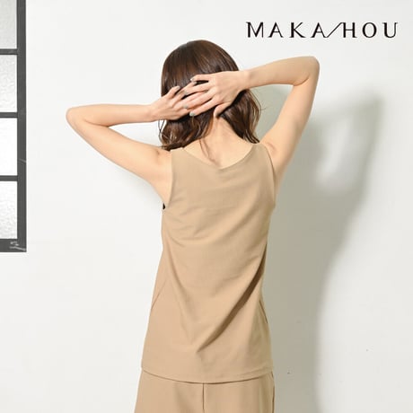 高級感増してリニューアル‼タンクトップ×ショートパンツのセットアップ水着　【1451W03-32S】/MAKA-HOU 　Tank top&Shortpants