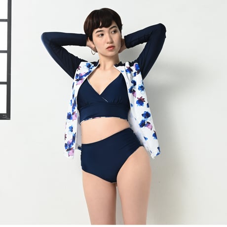 前ZIPラッシュガード　【11W12-12S】Exceed/ 　Front Zip-Rash Guard