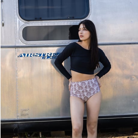 25SS/NEW　ハイウエストビキニパンツ　【40W02-12S】/MAKA-HOU Surf　Ｈigh waist  Bikini pants
