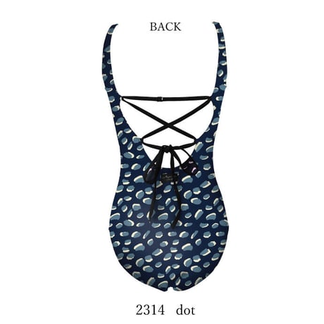 柄ワンピース水着　【24W06-12S】/MAKA-HOU Surf　One-piece