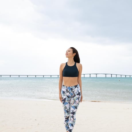 25SS/NEW スイム＆ヨガレギンス【71W10-32S】MAKA-HOU SURF　/　 UVcut Leggings