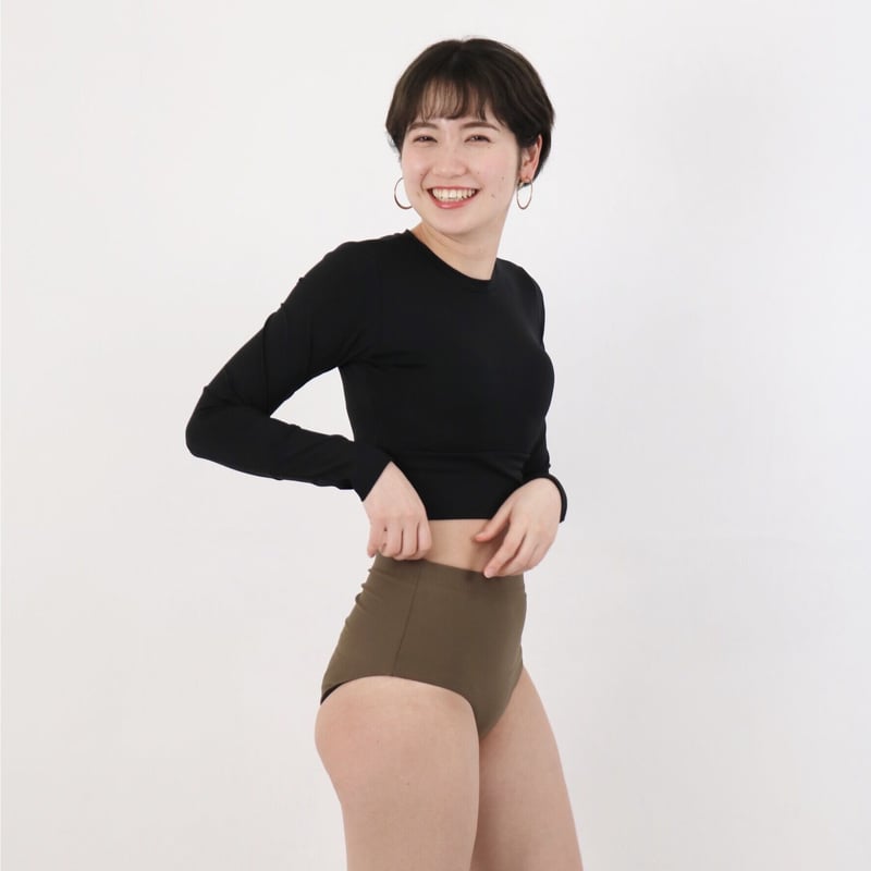 ハイウエストビキニパンツ 【40W02-12S】/MAKA-HOU Surf High