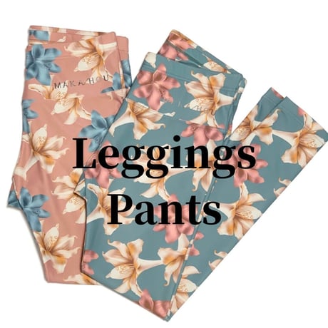 フィットネス水着とお揃いで着れる!  水陸両用レギンスパンツ【71W10-02A-N】MAKA-HOU/ Yoga＆Swim LeggingsPants