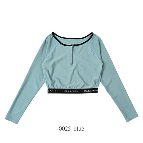 25SS/NEW クロップドラッシュガード 【11W21-52S】MAKA-HOU / Cropped length Rashguard