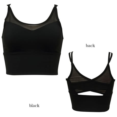 露出少なめ、使いやすさが人気！パット付きブラトップ 【20W07-02S】　MAKA-HOU/　 Bra top