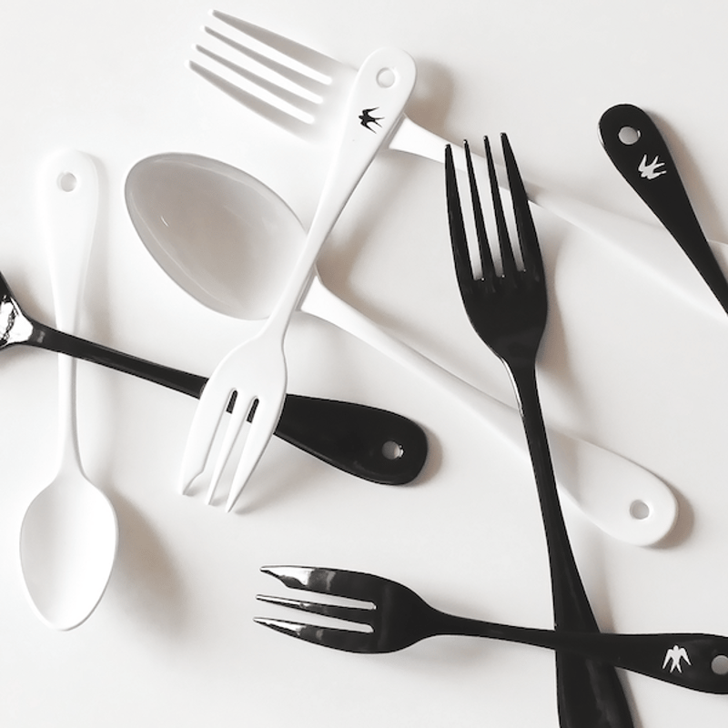 TSUBAME Flatware（大）Black | GLOCAL STANDARD PROD