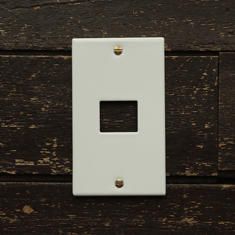 Switch plate 1口
