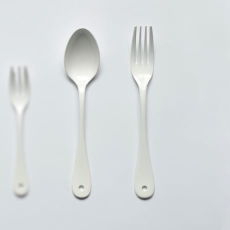 TSUBAME Flatware（大）White