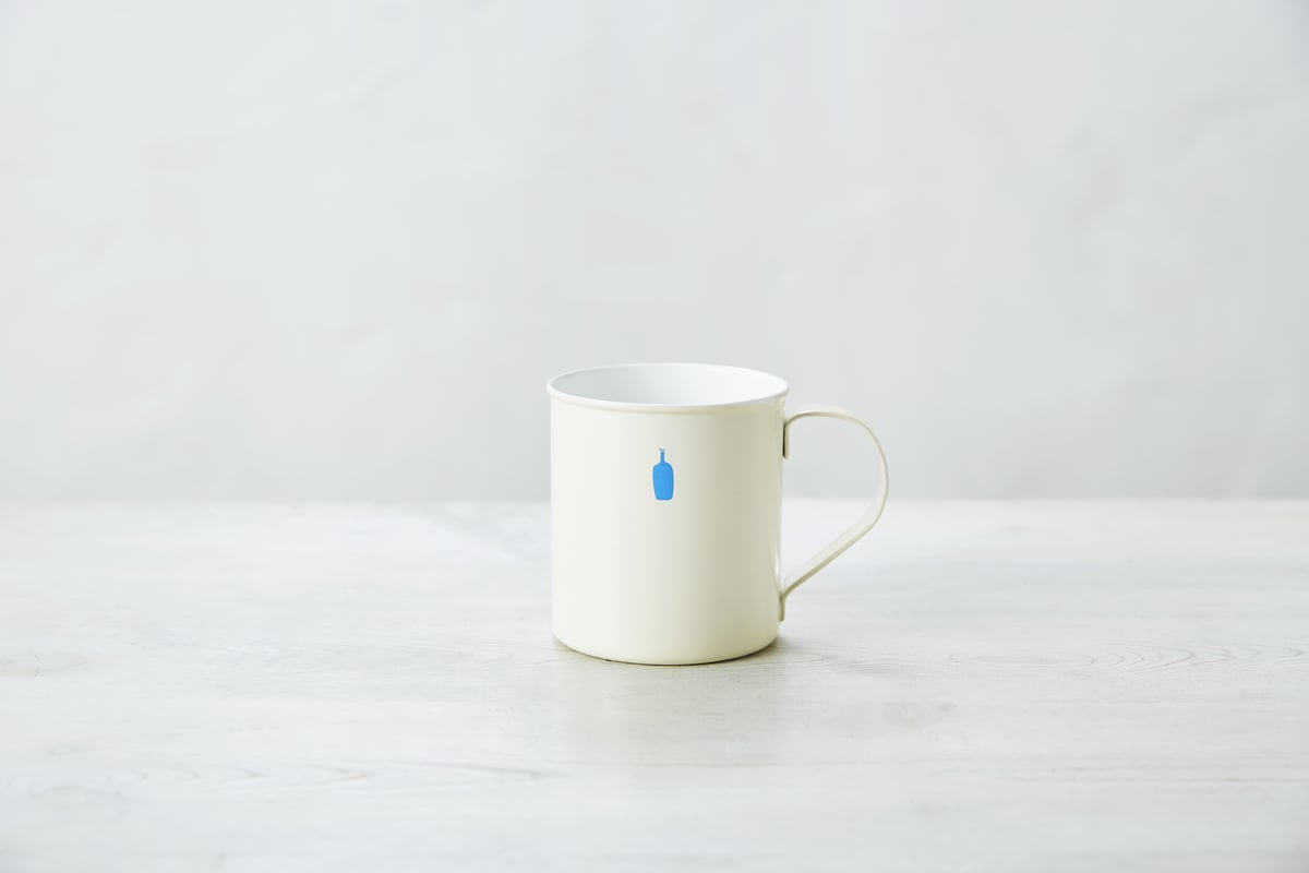 【新品・入手困難品】ブルーボトルコーヒーキャンプマグ　バイ　ツバメ　琺瑯直火OK fit=pad,format=jpeg,w=1200