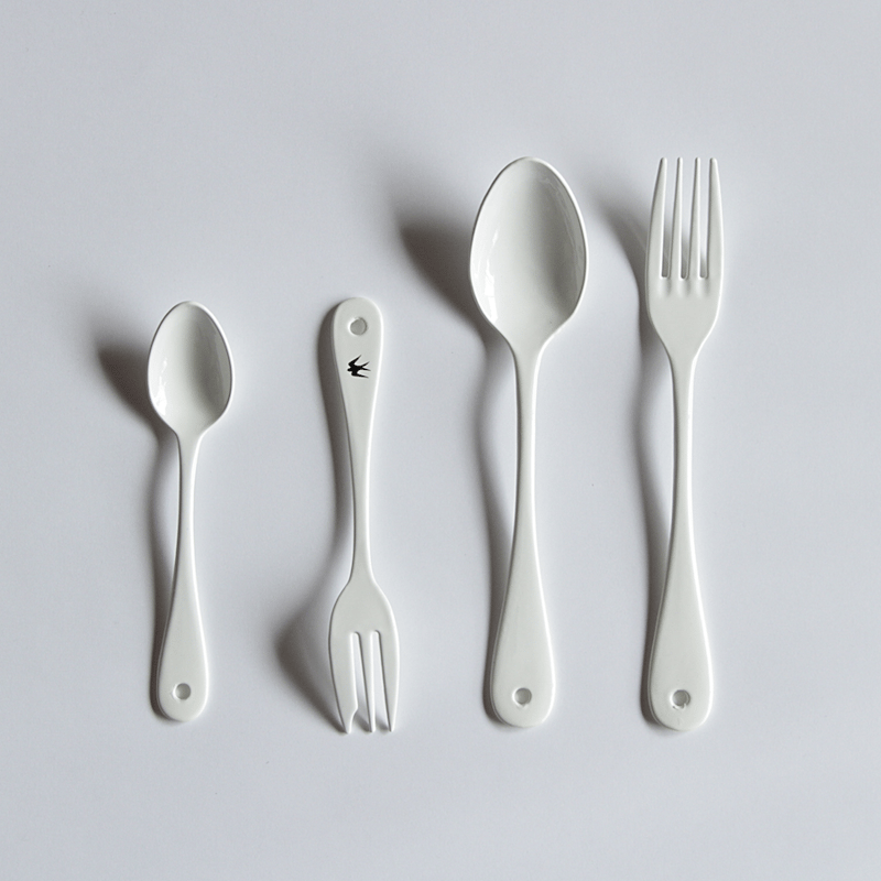TSUBAME Flatware（小）White | GLOCAL STANDARD PROD
