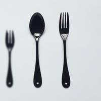 TSUBAME Flatware（大）Black