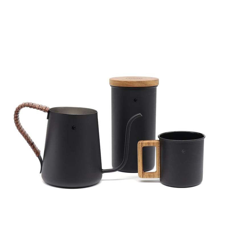 LOGOS - Logos &amp; Co. コーヒーポットとマグ 3点セット LOGOS - Logos & Co. コーヒーポットとマグ 3点セット Amazon.co