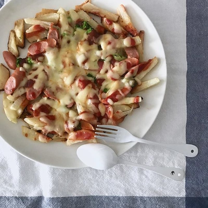 TSUBAME Flatware（小）White | GLOCAL STANDARD PROD