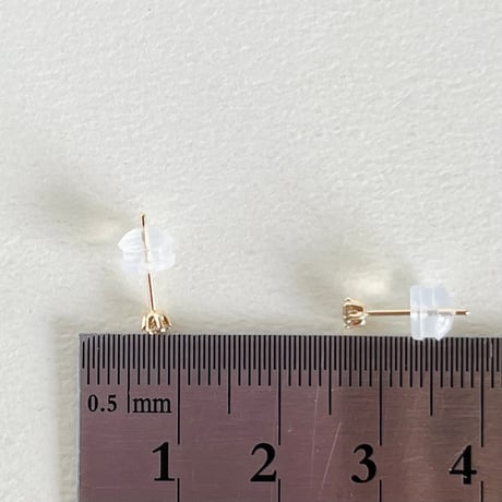 K18 18金イエローゴールド　天然ダイヤモンド0.14ct ピアス　天然ダイヤモンド