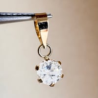 K18 天然ダイヤモンド　0.25ctペンダントトップ2