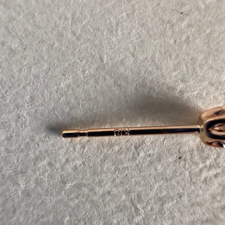 K18PG 天然ピンクダイヤモンド 0.12ct ピアス 18金ピンクゴールド
