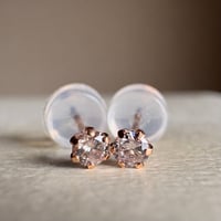 K18PG 希少☆天然ピンクダイヤモンド　0.14ct ピアス　18金ピンクゴールド