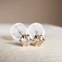 K18 18金イエローゴールド　天然ダイヤモンド0.14ct ピアス　天然ダイヤモンド