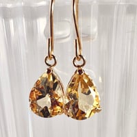 【スペシャルセール】K18 天然マリアライト ペアシェイプ フックピアス スキャポライト 希少