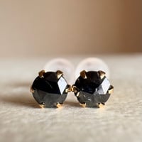 【スペシャルセール☆】 K18 ブラックダイヤモンド 0.40ct  ピアス