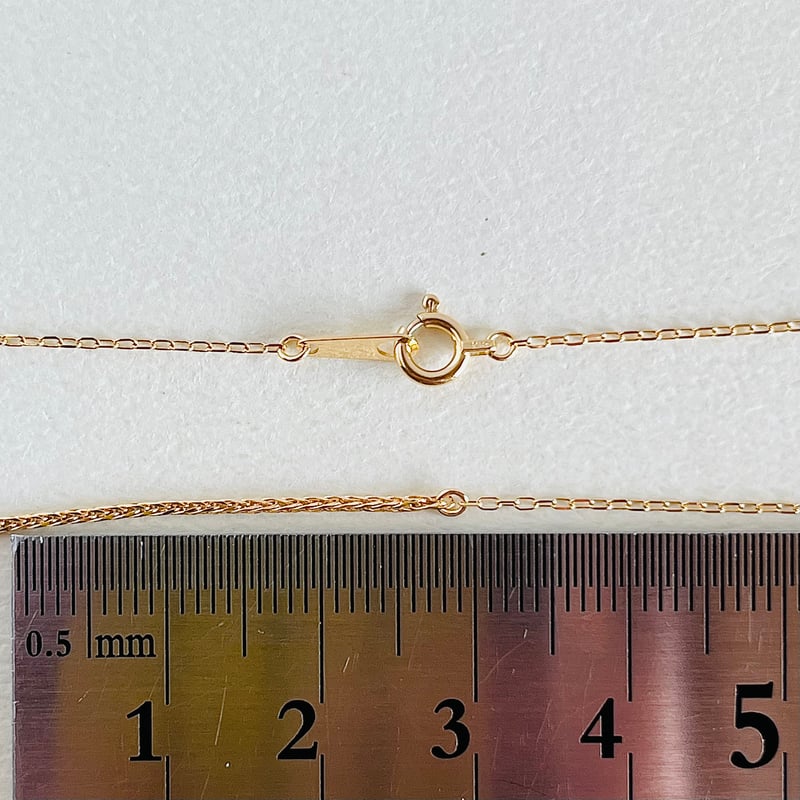 K18 デザインチェーンネックレス 18金イエローゴールド 45cm | La Melodia