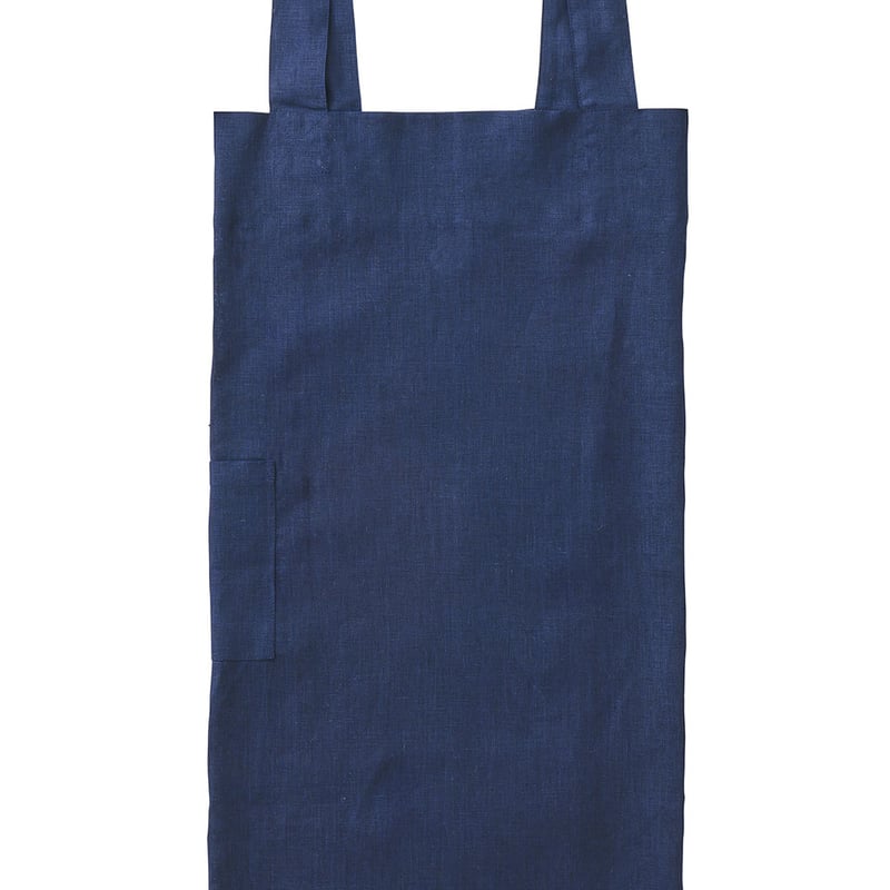 fog linen work LINEN SQUARE CROSS APRON | monam