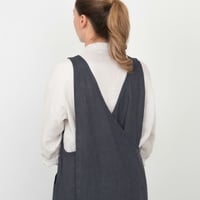 fog linen work LINEN OVER APRON