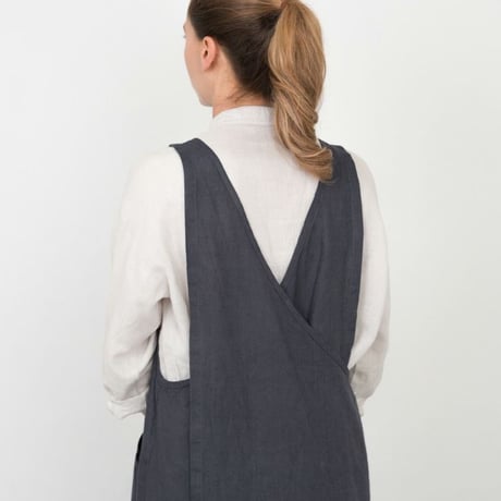 fog linen work LINEN OVER APRON