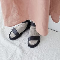 fog linen work LINEN MIDDLE LIB SOCKS