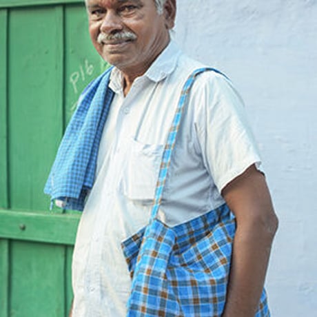 miiThaaii BAG（MADRAS CHECK）