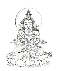 胎蔵大日如来　A4サイズ