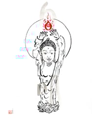 ごくらくTシャツ　自灯明