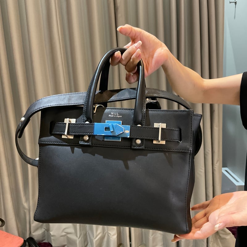 セブンフェアリーMULショルダートートＳＳ（MUL090） オイルレザーブラック セブンフェアリーMULショルダートートSS（MUL090） オイル