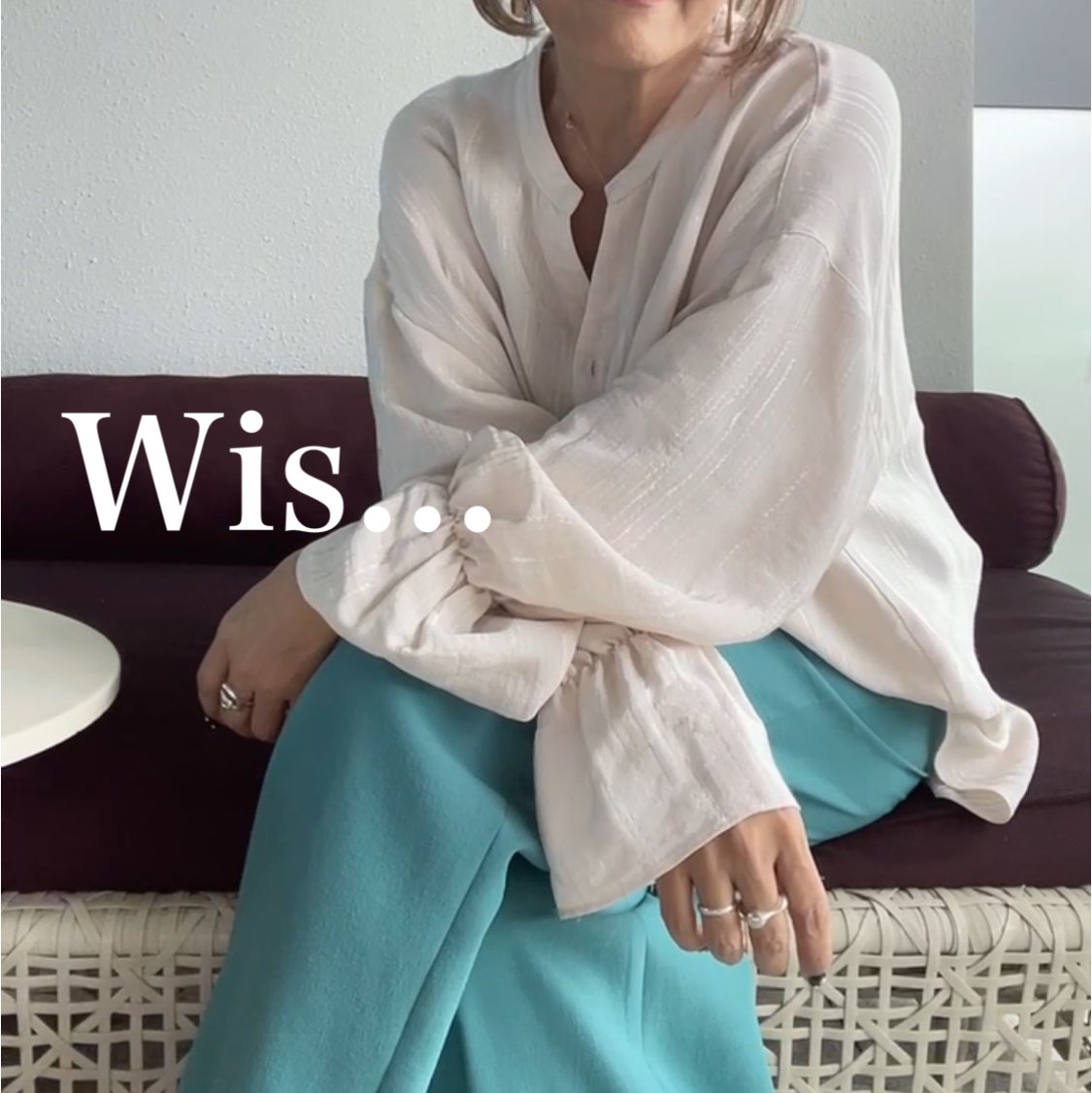 バイカラージョーゼットブラウス | ADORE | ADORE[アドーア]公式