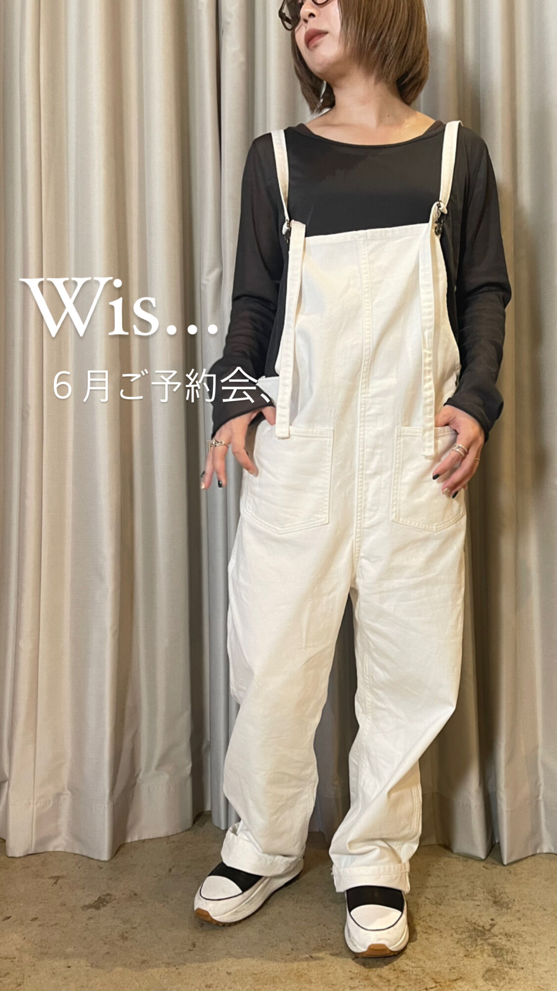 フリー販売!! 大人気!! Wis...デニムサロペット | sevenfairy