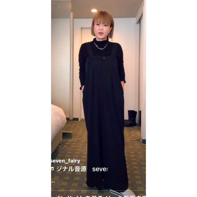 セブンフェアリー購入 カットオフ サロペット 新品