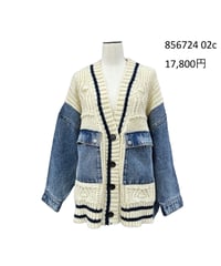 【予約】【9月下旬入荷予定】ayane展示会  856724   ドッキングデニム  2026/AW （20260509）