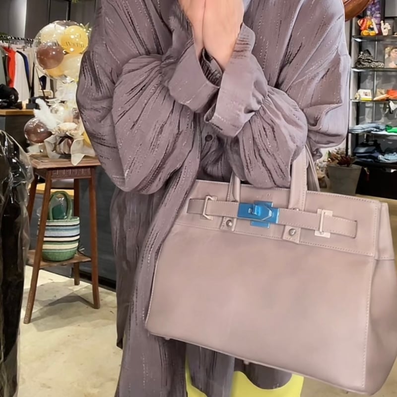 wis... とろみシャツ ダーク グレージュ wis とろみシャツ ダーク グレージュ
