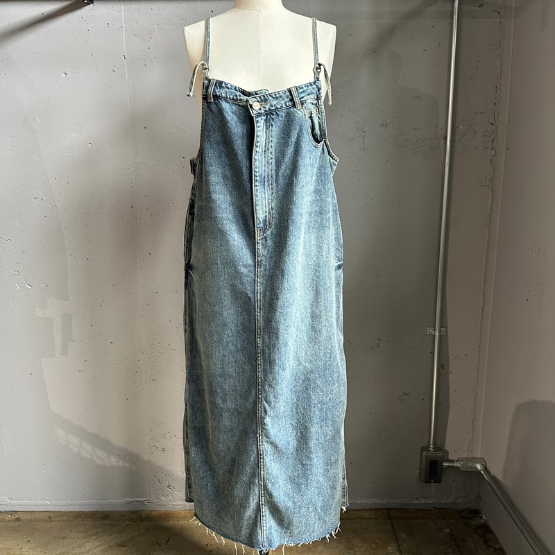 ★セブンフェアリー★デニムジャンバースカート ファッション通販 ファッション セブンフェアリー デニム