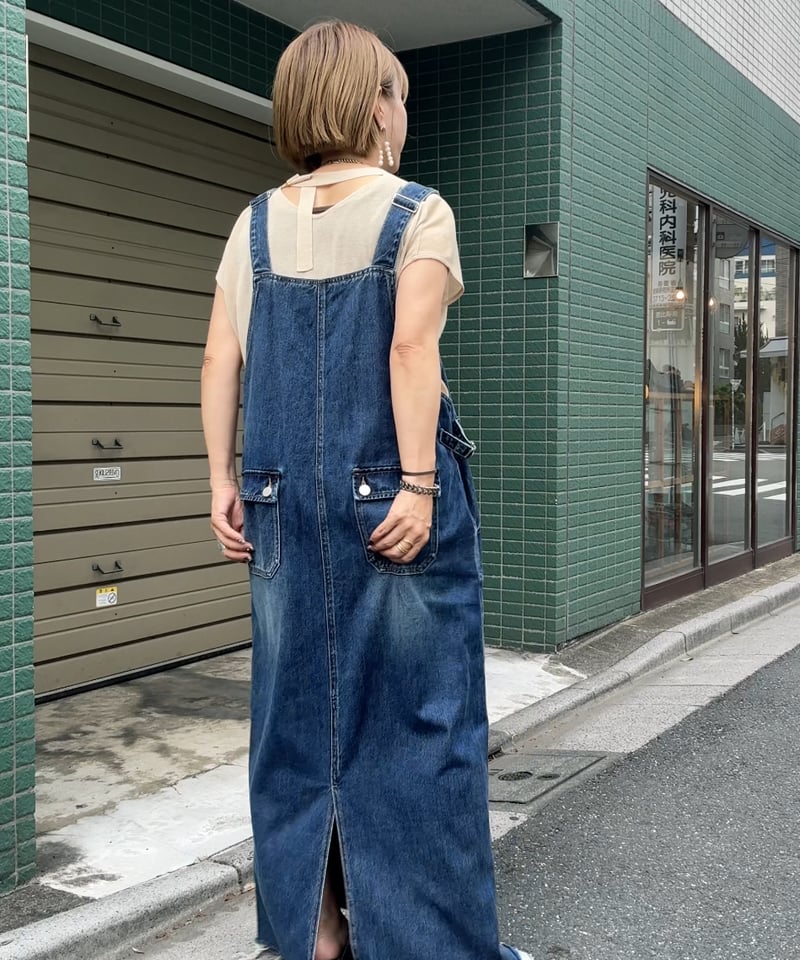 セブンフェアリー デニムジャンパースカート